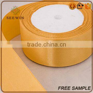 Colorful Wave Soft Smooth Gift Packing Decorative Satin Fabric Ribbon Bow photo-6