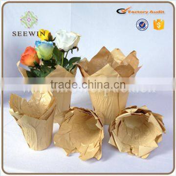 Cheap wholesale Flower Kraft paper Pots Cover