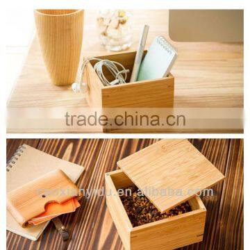 Samll Natural Bamboo Gift Box For Tea Storge Box Hot Sell New Arrive