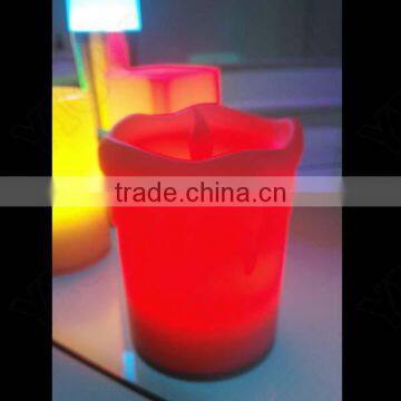 new arrival charging hot sale battery operation moving colours candle led light