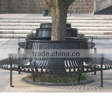 Arlau Galvanized Steel Park Round Tree Bench photo-5