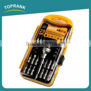 28pcs T-handle Ratchet Screwdriver Set, Ratchet Screwdriver Bit Set photo-2