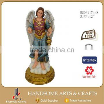 12 Inch Resin Craft Garden Angel Decoration Archangel Statues photo-2