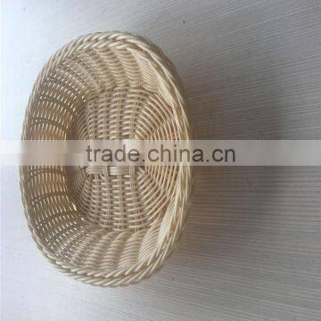 2016 PP Plastic Rattan Food Basket Plastic Shopping Basket photo-3