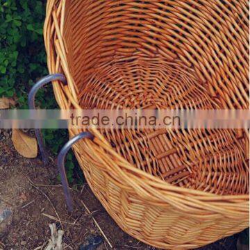 Cheap Colored Removable Front Wicker Bike Basket photo-3