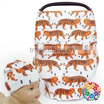 Infant and Toddler Multipurpose New Fox Print Baby Car Seat Cover Canopy photo-2