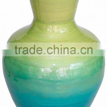 Spun Bamboo Vases, Decorative Flower Vases With Lacquer Finish photo-6
