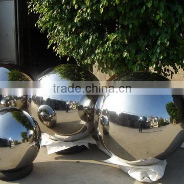 Garden ornaments different size stainless steel ball