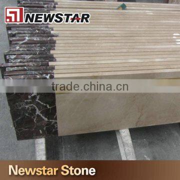2016 Polished Marble Staircase Beige Marble Stair Step photo-2