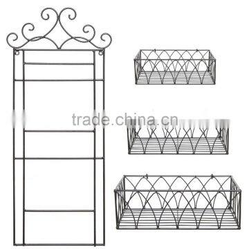 Bathroom Shower Shampoo Rack /shelf With Single Towel Bar photo-3