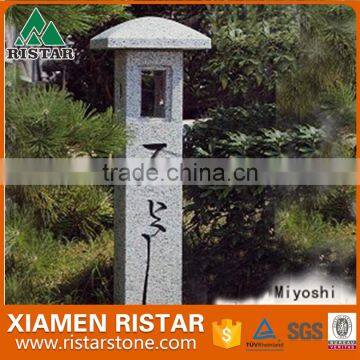 Granite garden natural stone lantern