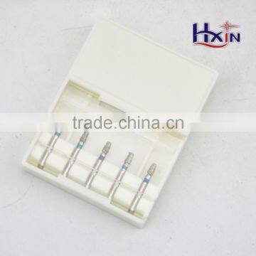 Diamond dental bur 5pcs in plastic box