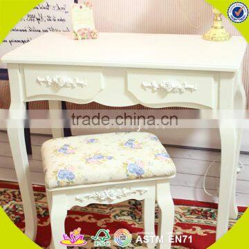 2017 New Design Wooden Table and Chair Set Solid Wooden Table and Chairs Bedroom Furniture Wooden Table and Chair Set W08G191 photo-3