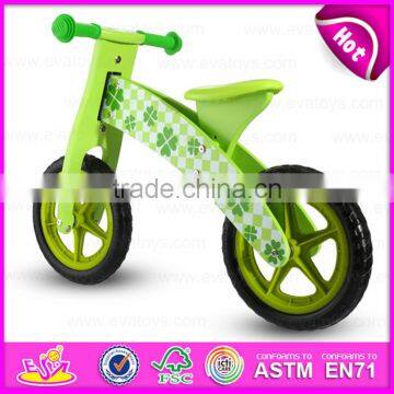 Comfortable Safe Perfect Wooden Kids Bicycle,New Design Children Wooden Walking Balance Bicycle W16C132 photo-2