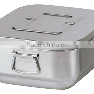 SUS304 Stainless Steel Square food box Mild Box S Square Stainless Steel Food Box