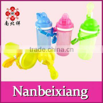 500ML Plastic Water Bottle Lid Straw