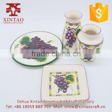 Custom Logo Grapes Round Plate for Tableware/gifts for Kids photo-6