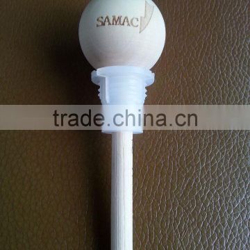 2016 hot selling 25MM/6*75MM Reed Diffuser Rattan Stick with Beads ;Natural Material Rattan with 10mm beads