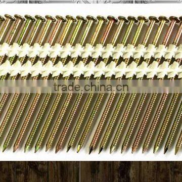 High Quality Wholesale Custom Cheap 21/22 Degree framing Plastic Strip Nails