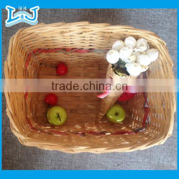 2016 hot sale wicker basket washing clothes basket with good quality