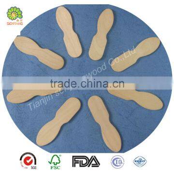 Blank Paper Wrapped Birch Wooden Ice Cream Spoon photo-4