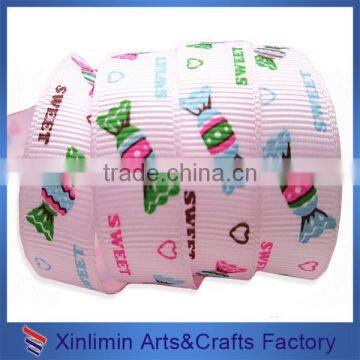 Xiamen High Quality Custom Cheap Printed Grosgrain Single Face Ribbon photo-5
