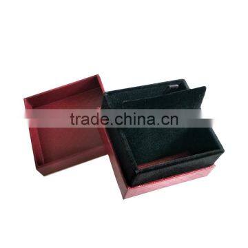 Hot Selling Custom Cardboard Velvet Jewelry Packaging Ring Box photo-5