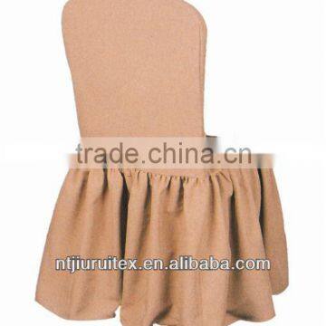 Pleat 100% Polyester Banquet Chair Cover Various Color For Choice