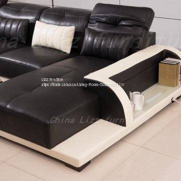 Hot Selling Modern Leder Corner Sofa Lizz Furniture photo-3