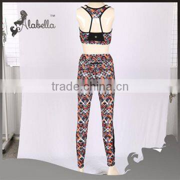Wholesaleyoga Sets Sports Bra and Leggings With Digital Printing photo-5