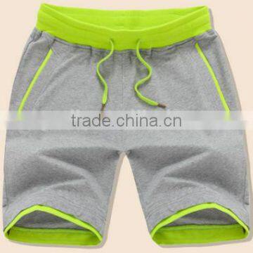 Custom cotton men's fashionable jogger shorts for outdoor running bottoms