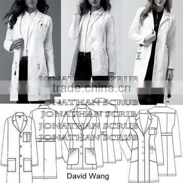 Hospital Uniforms Wholesale White women Lab Coat nurse uniform