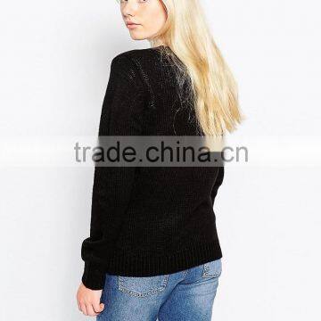 Fashion Women Christmas Novelty Knitted Top New Christmas photo-2
