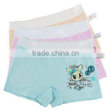 China Garment Factory OEM Cotton Breathable Cute Kids Undergarment