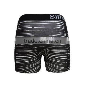 Sexy Striped Male High Quality Underwear Boxer Briefs for Men photo-3