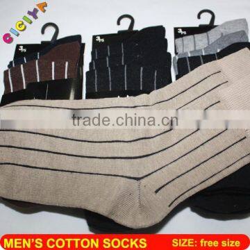 Men socks cotton designer custom stripe top quality socks