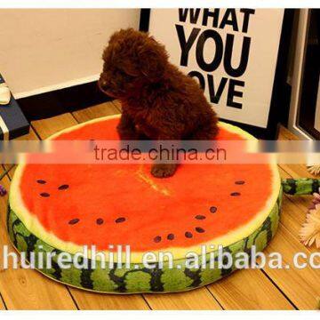 R1929H Hot Selling Summer Fruit Round Pet Cushion Cat Dog Mat Pet Pad Bed photo-4