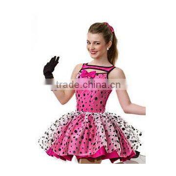 New arrival kids royal jazz dancewear -- royal jazz style dress skirt---child&adults royal dance costume