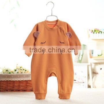 Wholesale Baby Cotton Romper Cute Design Bodysuit Long Sleeve Baby Onesie photo-5