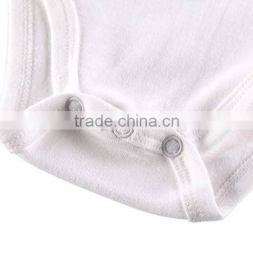 Wholesale Customized Logo Baby Plain Rompers Blanks Baby Onesie Custom Printing photo-4