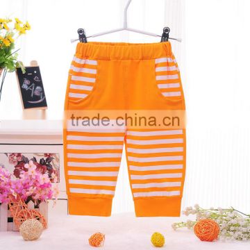 Wholesale autumn cotton printing boys baby pants trousers