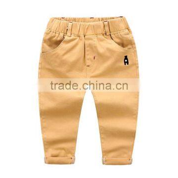 New Style Solid Color Casual Style Cotton Boys Kids Pants photo-5