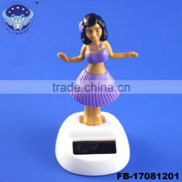 Hula Girl Solar Powered Dancing Figure Toy Promotional Solar Bobble Head Doll photo-5