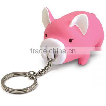 Cheap Advertising Pigg Shaped Keychain photo-2
