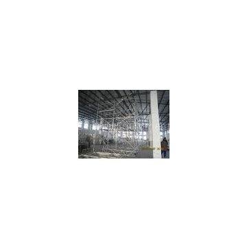 Light Weight Steel pipe Scaffolding For Boiler , aluminum folding scaffold