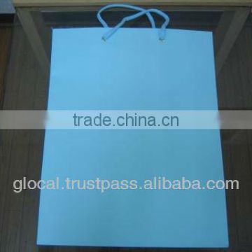 Pastel Color Shopping Paper Bag Big Size STOCKLOT LOW PRICE --- Blue --- Wholesale