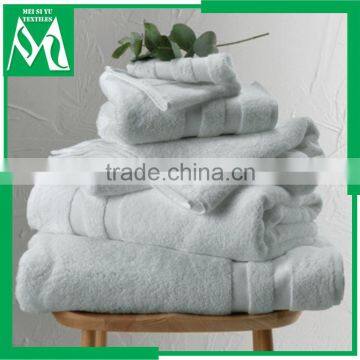 five star hotel bath towel cotton terry white spa towel shower towel