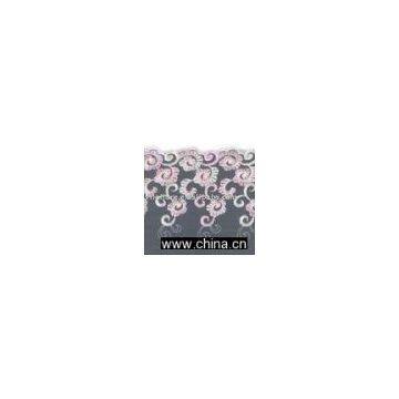 mesh embroidery/net fabric embroidery/embroidery fabric