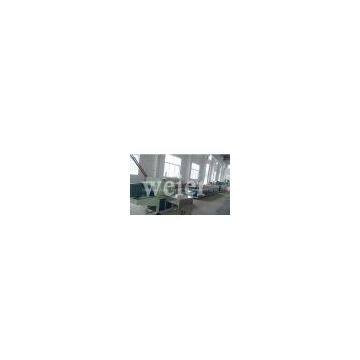 Wood plastic floor production line