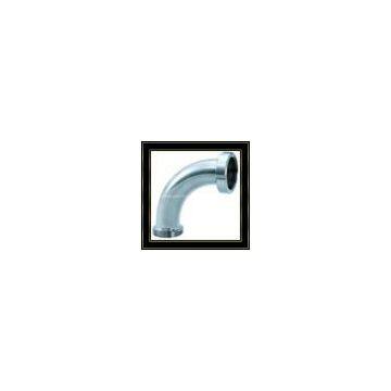 Sanitary stainless steel clamp welded 90degree elbow